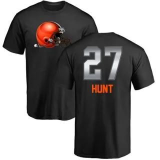 Kareem Hunt Cleveland Browns Midnight Mascot T-Shirt - Black