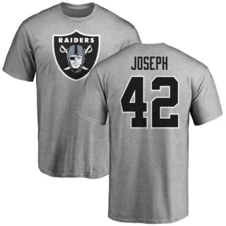 Karl Joseph Oakland Raiders Name & Number Logo T-Shirt - Ash