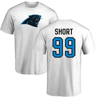 Kawann Short Carolina Panthers Name & Number Logo T-Shirt - White