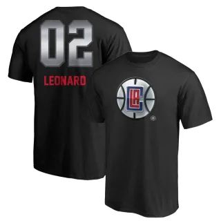 Kawhi Leonard Los Angeles Clippers Black Midnight Mascot T-Shirt