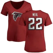 Keanu Neal Women's Atlanta Falcons Name & Number Logo Slim Fit T-Shirt - Red