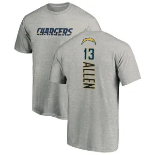 Keenan Allen Los Angeles Chargers Name & Number T-Shirt - Heather Gray