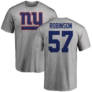 Keenan Robinson New York Giants Name & Number Logo T-Shirt - Ash