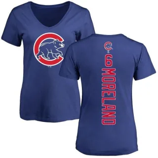 Keith Moreland Women's Chicago Cubs Backer Slim Fit T-Shirt - Royal