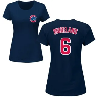 Keith Moreland Women's Chicago Cubs Name & Number T-Shirt - Navy