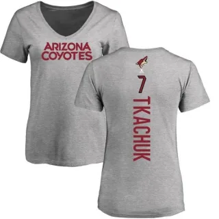 Keith Tkachuk Women's Arizona Coyotes Backer T-Shirt - Ash