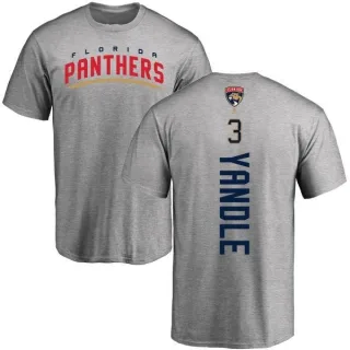 Keith Yandle Florida Panthers Backer T-Shirt - Ash