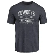 Kellen Moore Dallas Cowboys Flanker Tri-Blend T-Shirt - Navy