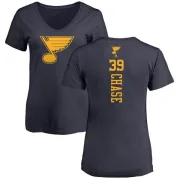 Kelly Chase Women's St. Louis Blues One Color Backer T-Shirt - Navy