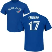 Kelly Gruber Toronto Blue Jays Name & Number T-Shirt - Royal