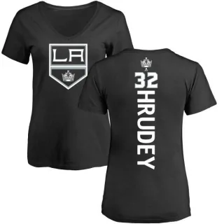 Kelly Hrudey Women's Los Angeles Kings Backer T-Shirt - Black