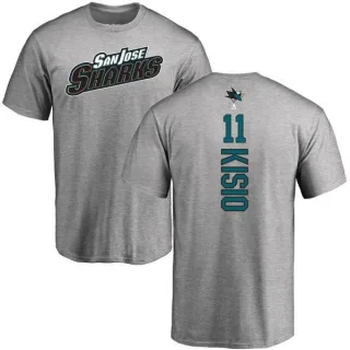 Kelly Kisio San Jose Sharks Backer T-Shirt - Ash