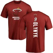 Kelly Olynyk Miami Heat Cardinal Backer T-Shirt