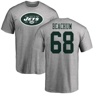 Kelvin Beachum New York Jets Name & Number Logo T-Shirt - Ash