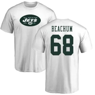 Kelvin Beachum New York Jets Name & Number Logo T-Shirt - White