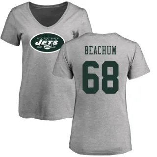 Kelvin Beachum Women's New York Jets Name & Number Logo Slim Fit T-Shirt - Ash