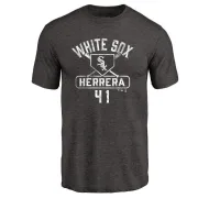 Kelvin Herrera Chicago White Sox Base Runner Tri-Blend T-Shirt - Black