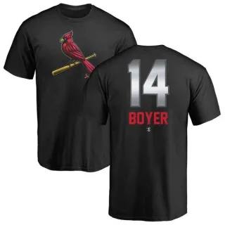 Ken Boyer St. Louis Cardinals Midnight Mascot T-Shirt - Black