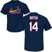 Ken Boyer St. Louis Cardinals Name & Number T-Shirt - Navy