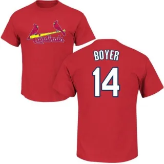 Ken Boyer St. Louis Cardinals Name & Number T-Shirt - Red