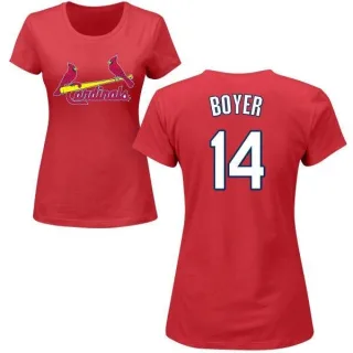 Ken Boyer Women's St. Louis Cardinals Name & Number T-Shirt - Red