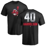 Ken Harrelson Cleveland Indians Midnight Mascot T-Shirt - Black