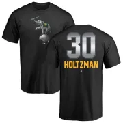 Ken Holtzman Oakland Athletics Midnight Mascot T-Shirt - Black