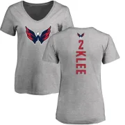 Ken Klee Women's Washington Capitals Backer T-Shirt - Ash