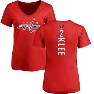 Ken Klee Women's Washington Capitals Backer T-Shirt - Red