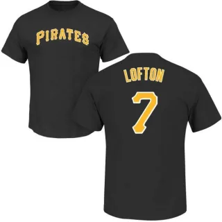 Kenny Lofton Pittsburgh Pirates Name & Number T-Shirt - Black