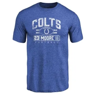 Kenny Moore II Indianapolis Colts Flanker Tri-Blend T-Shirt - Royal