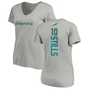 Kenny Stills Women's Miami Dolphins Backer V-Neck T-Shirt - Ash