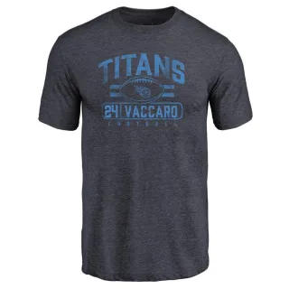 Kenny Vaccaro Tennessee Titans Flanker Tri-Blend T-Shirt - Navy