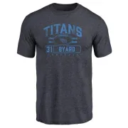 Kevin Byard Tennessee Titans Flanker Tri-Blend T-Shirt - Navy