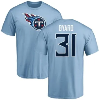 Kevin Byard Tennessee Titans Name & Number Logo T-Shirt - Light Blue