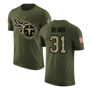 Kevin Byard Tennessee Titans Olive Salute to Service Legend T-Shirt