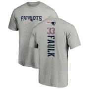 Kevin Faulk New England Patriots Backer T-Shirt - Ash