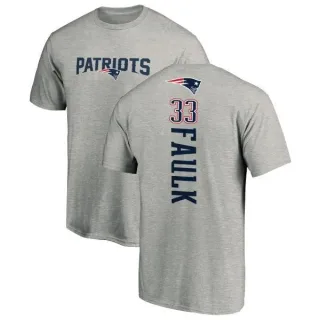 Kevin Faulk New England Patriots Backer T-Shirt - Ash