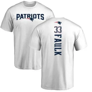 Kevin Faulk New England Patriots Backer T-Shirt - White