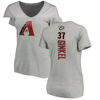 Kevin Ginkel Women's Arizona Diamondbacks Backer Slim Fit T-Shirt - Ash