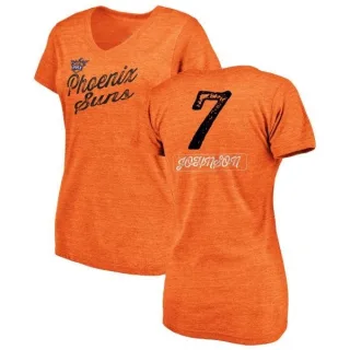 Kevin Johnson Women's Phoenix Suns Orange Sideline Tri-Blend V-Neck T-Shirt