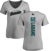 Kevin Labanc Women's San Jose Sharks Backer T-Shirt - Ash