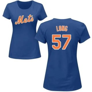 Kevin Long Women's New York Mets Name & Number T-Shirt - Royal