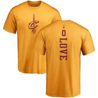 Kevin Love Cleveland Cavaliers Gold One Color Backer T-Shirt