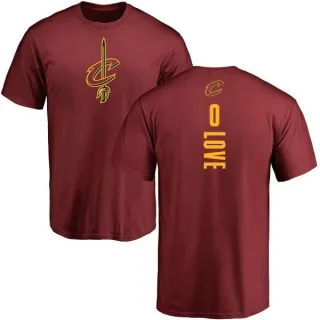 Kevin Love Cleveland Cavaliers Maroon Backer T-Shirt