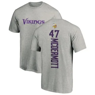 Kevin McDermott Minnesota Vikings Backer T-Shirt - Ash