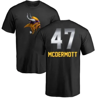 Kevin McDermott Minnesota Vikings Midnight Mascot T-Shirt - Black