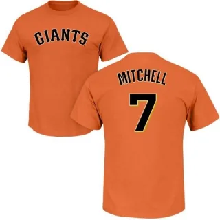 Kevin Mitchell San Francisco Giants Name & Number T-Shirt - Orange