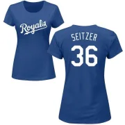 Kevin Seitzer Women's Kansas City Royals Name & Number T-Shirt - Royal