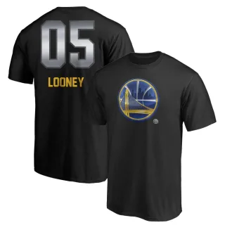 Kevon Looney Golden State Warriors Black Midnight Mascot T-Shirt